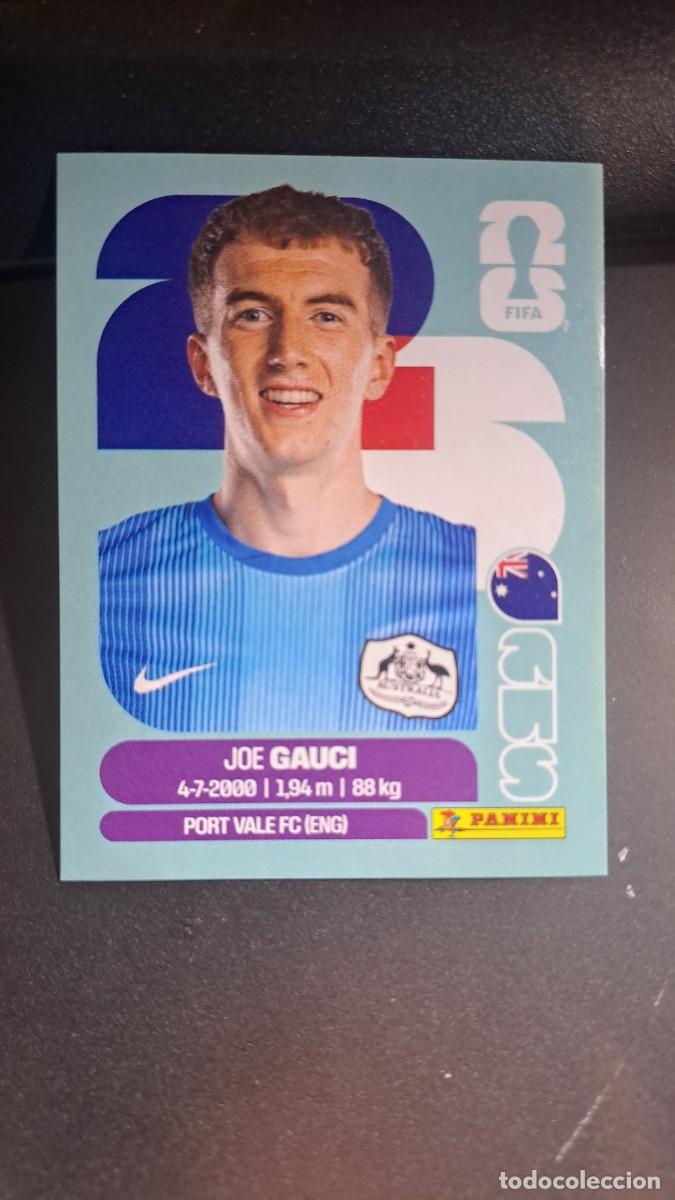 Coleccionismo Cromos antiguos: CROMO JOE GAUCI 3 AUS 3 AUSTRALIA 3 FIFA WORLD CUP 2026 MUNDIAL PANINI NUNCA PEGADO