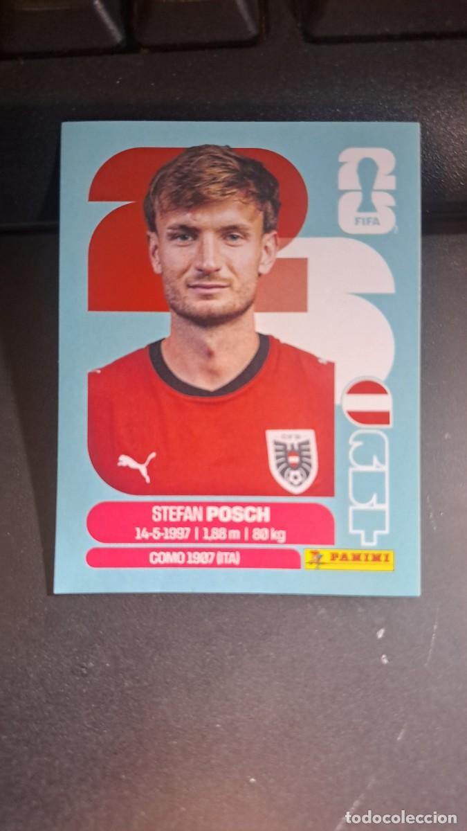 Coleccionismo Cromos antiguos: CROMO STEFAN POSCH 7 AUT 7 AUSTRIA 7 FIFA WORLD CUP 2026 MUNDIAL PANINI NUNCA PEGADO