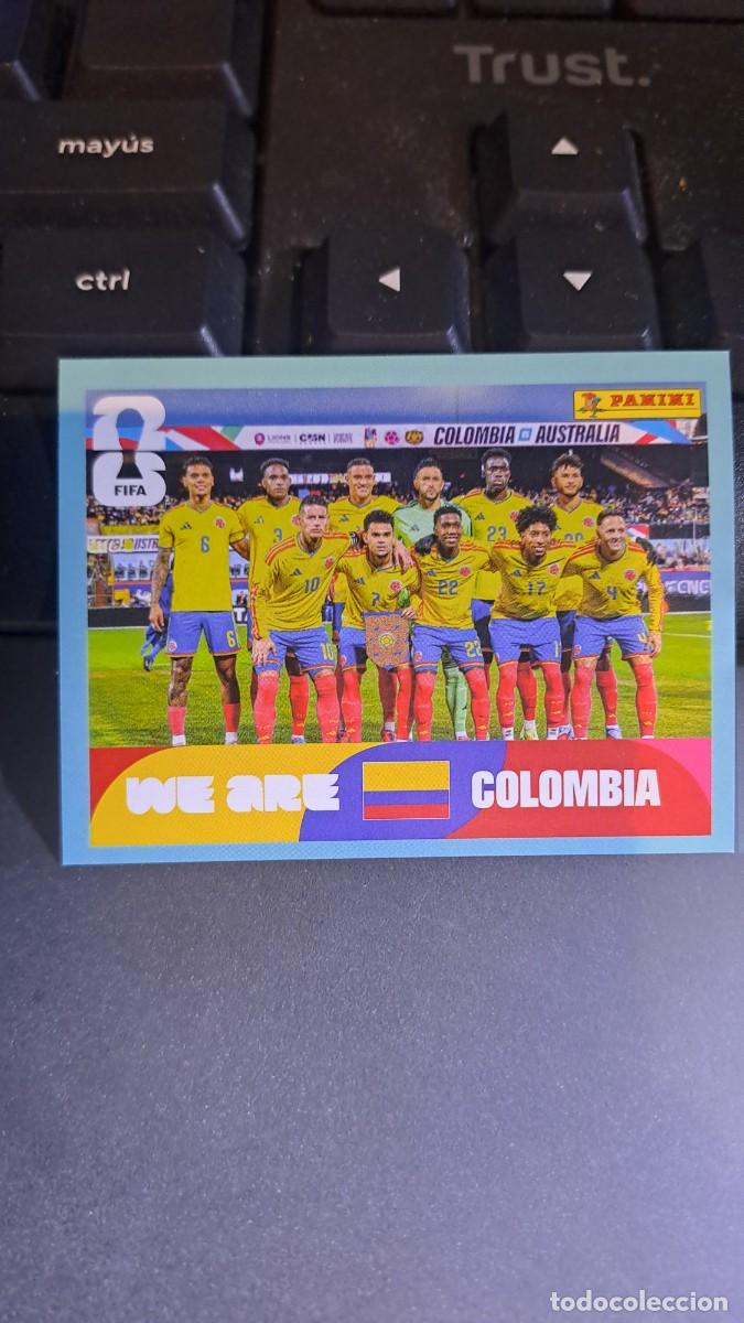 Coleccionismo Cromos antiguos: CROMO ALINEACION EQUIPO 13 COL 13 COLOMBIA 13 FIFA WORLD CUP 2026 MUNDIAL PANINI NUNCA PEGADO