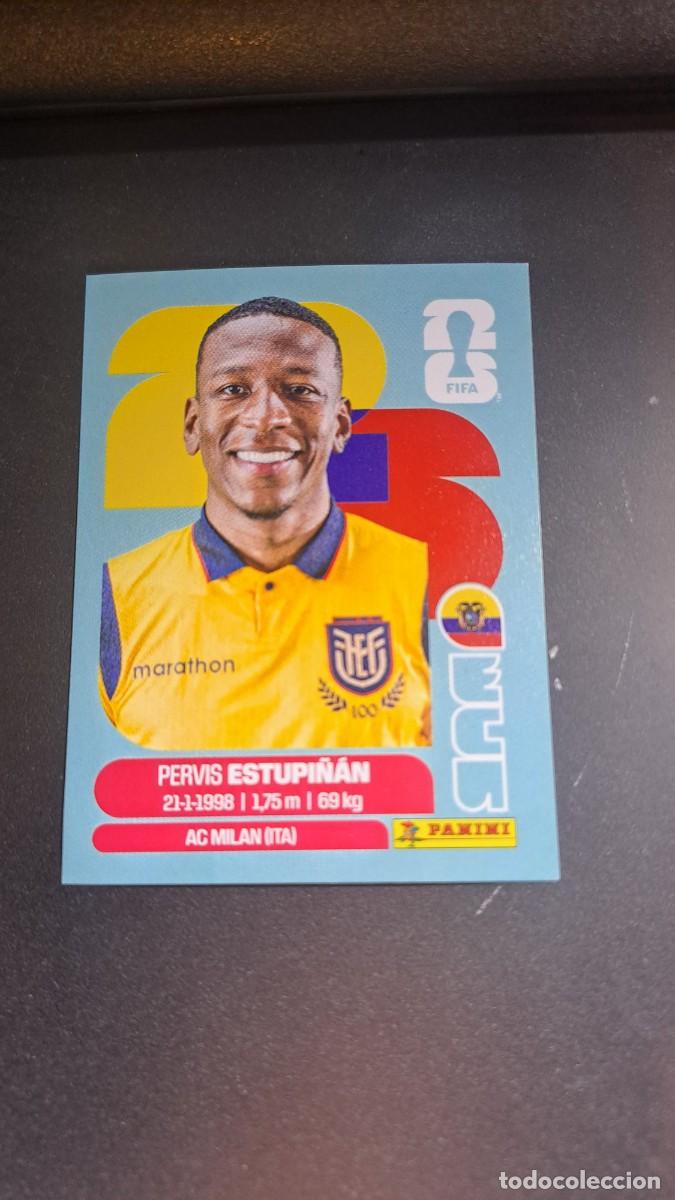 Coleccionismo Cromos antiguos: CROMO ESTUPI&Ntilde;AN 5 ECU 5 ECUADOR 5 FIFA WORLD CUP 2026 MUNDIAL PANINI NUNCA PEGADO