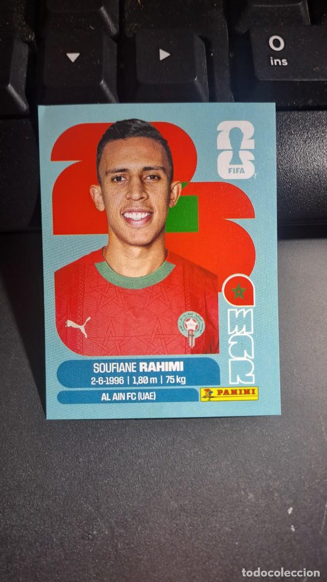 Coleccionismo Cromos antiguos: CROMO SOUFIANE RAHIMI 18 MAR 18 MARRUECOS 18 FIFA WORLD CUP 2026 MUNDIAL PANINI NUNCA PEGADO