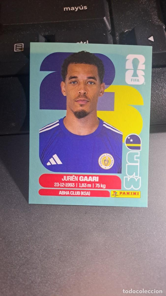 Coleccionismo Cromos antiguos: CROMO JURIEN GAARI 5 CUW 5 CURACAO 5 FIFA WORLD CUP 2026 MUNDIAL PANINI NUNCA PEGADO