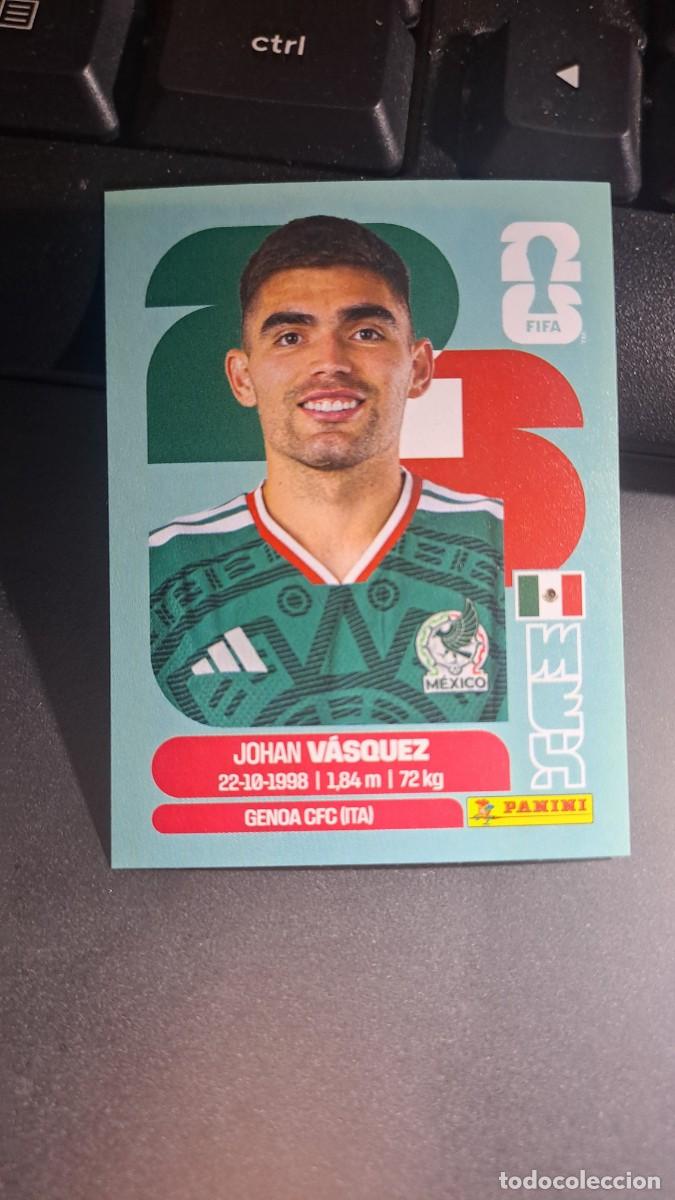 Coleccionismo Cromos antiguos: CROMO VASQUEZ 3 MEX 3 MEXICO 3 FIFA WORLD CUP 2026 MUNDIAL PANINI NUNCA PEGADO