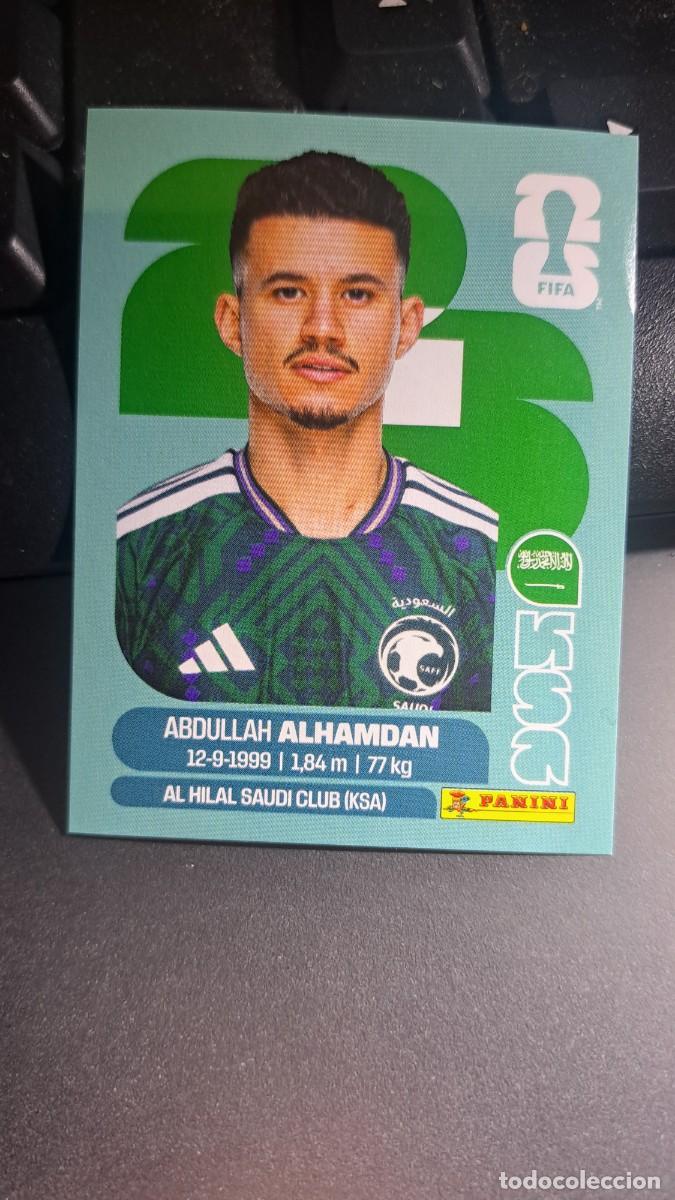 Coleccionismo Cromos antiguos: CROMO ALHAMDAN 20 KSA 20 ARABIA SAUDI 20 FIFA WORLD CUP 2026 MUNDIAL PANINI NUNCA PEGADO