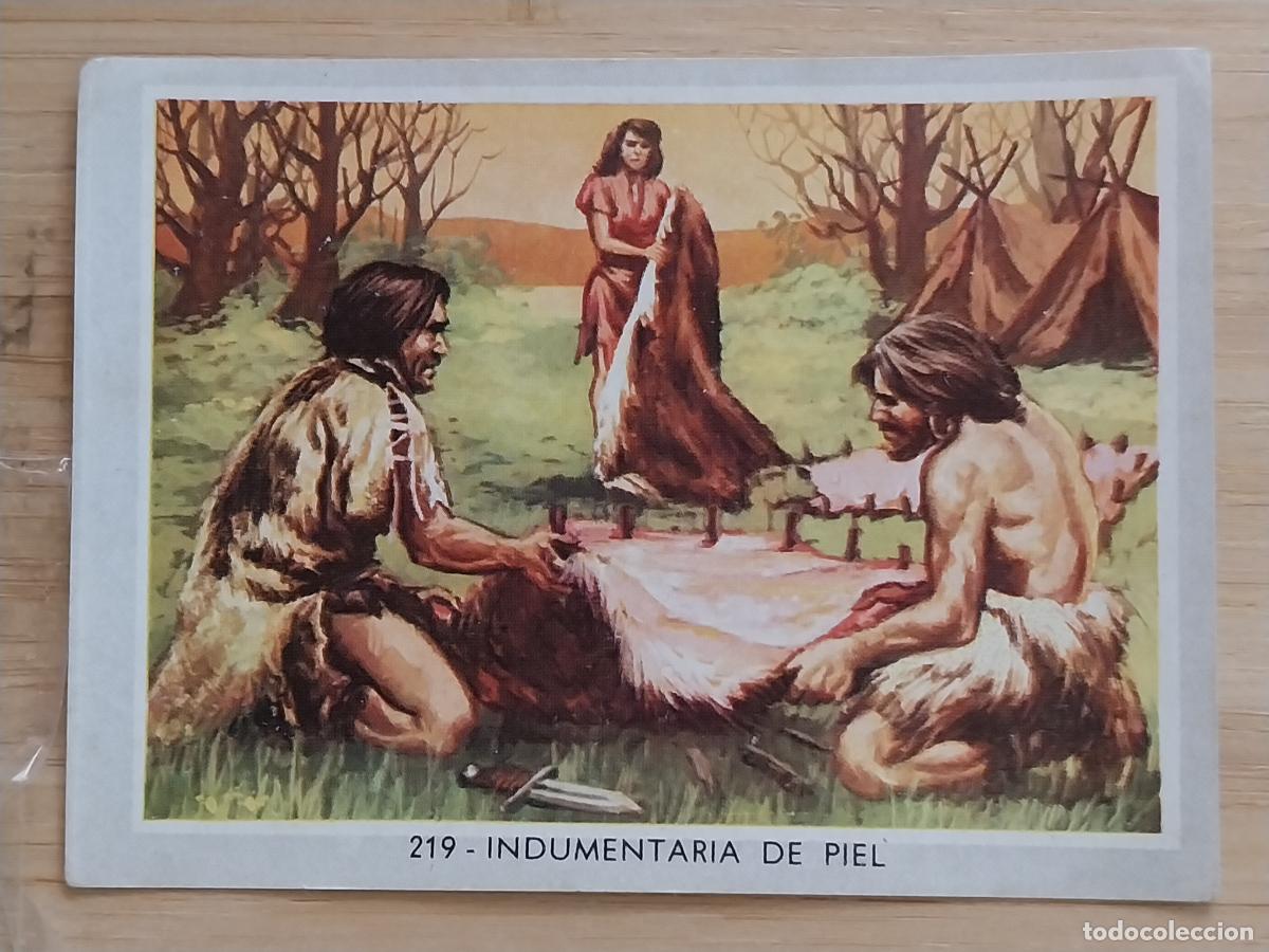 Coleccionismo Cromos antiguos: PIEL INDUMENTARIA * VIDA COLOR 2 CROMO 219 * SIN PEGAR NUNCA 6X8.5CMS