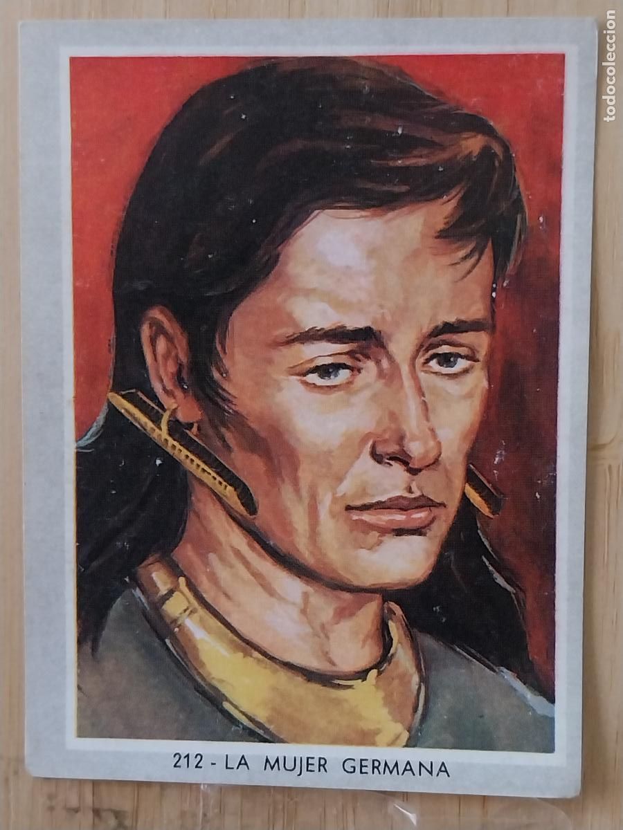 Coleccionismo Cromos antiguos: GERMANA MUJER * VIDA COLOR 2 CROMO 212 * SIN PEGAR NUNCA 6X8.5CMS