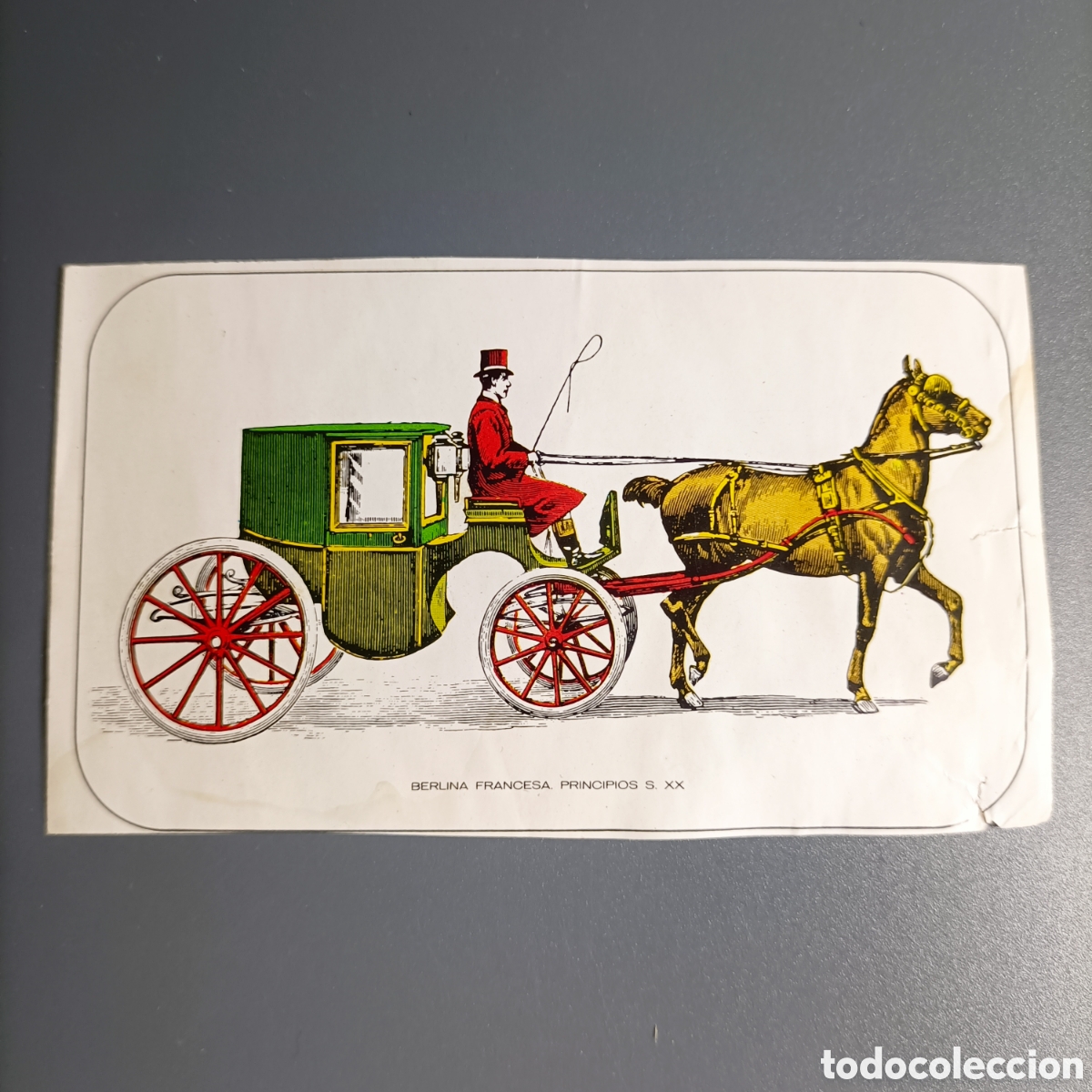 Coleccionismo Cromos antiguos: ANTIGUO CROMO RECUPERADO. BERLINA FRANCESA. PRINCIPIOS S. XX