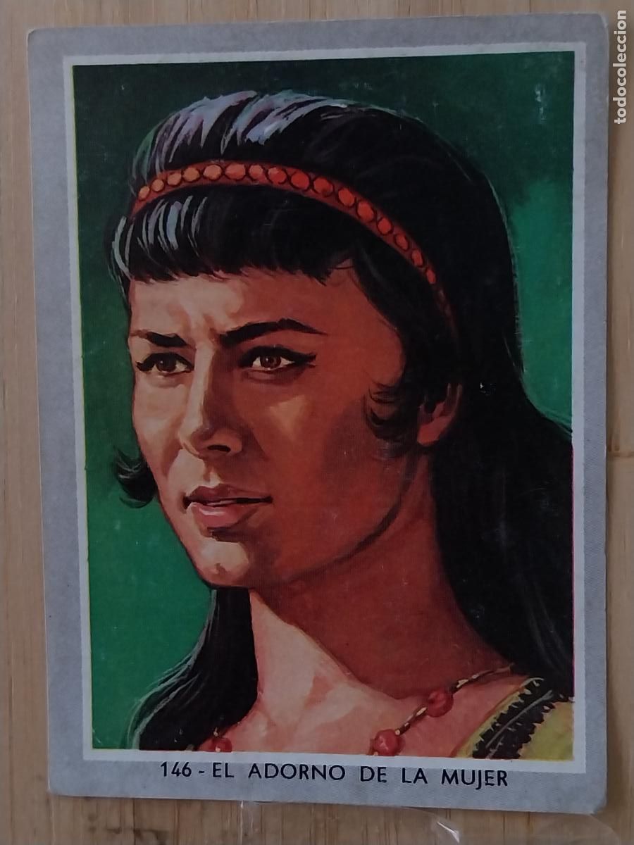Coleccionismo Cromos antiguos: ADORNO MUJER VIDA COLOR 2 CROMO 146 * SIN PEGAR NUNCA 6X8.5CMS