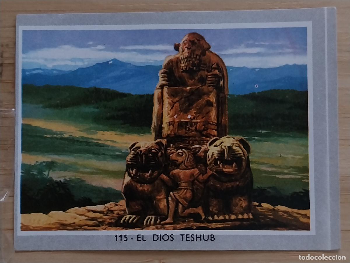 Coleccionismo Cromos antiguos: DIOS TESHUB VIDA COLOR 2 CROMO 115 * SIN PEGAR NUNCA 6X8.5CMS