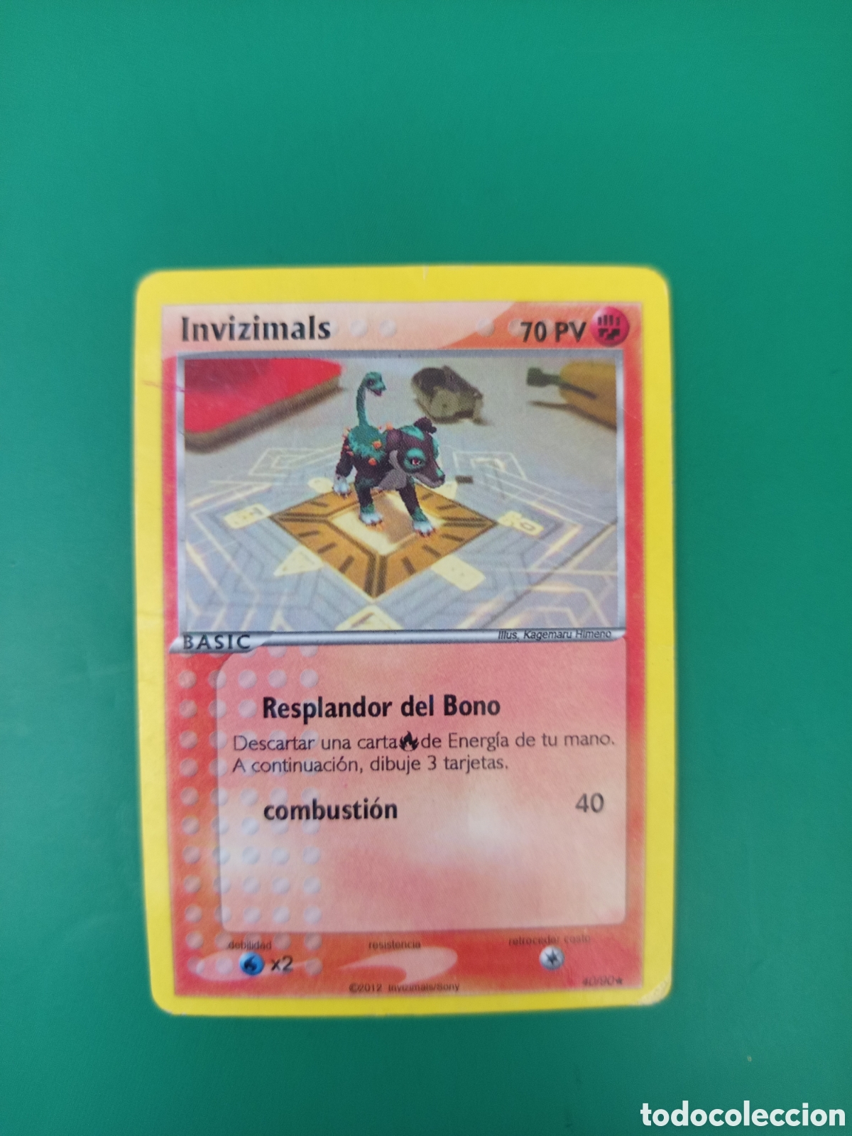 Coleccionismo Cromos antiguos: ❇️ CARTA INVIZIMALS BASIC RESPLANDOR DEL BONO LAS TRIBUS PERDIDAS 40/90 2012 INVIZIMALS SONY ❇️