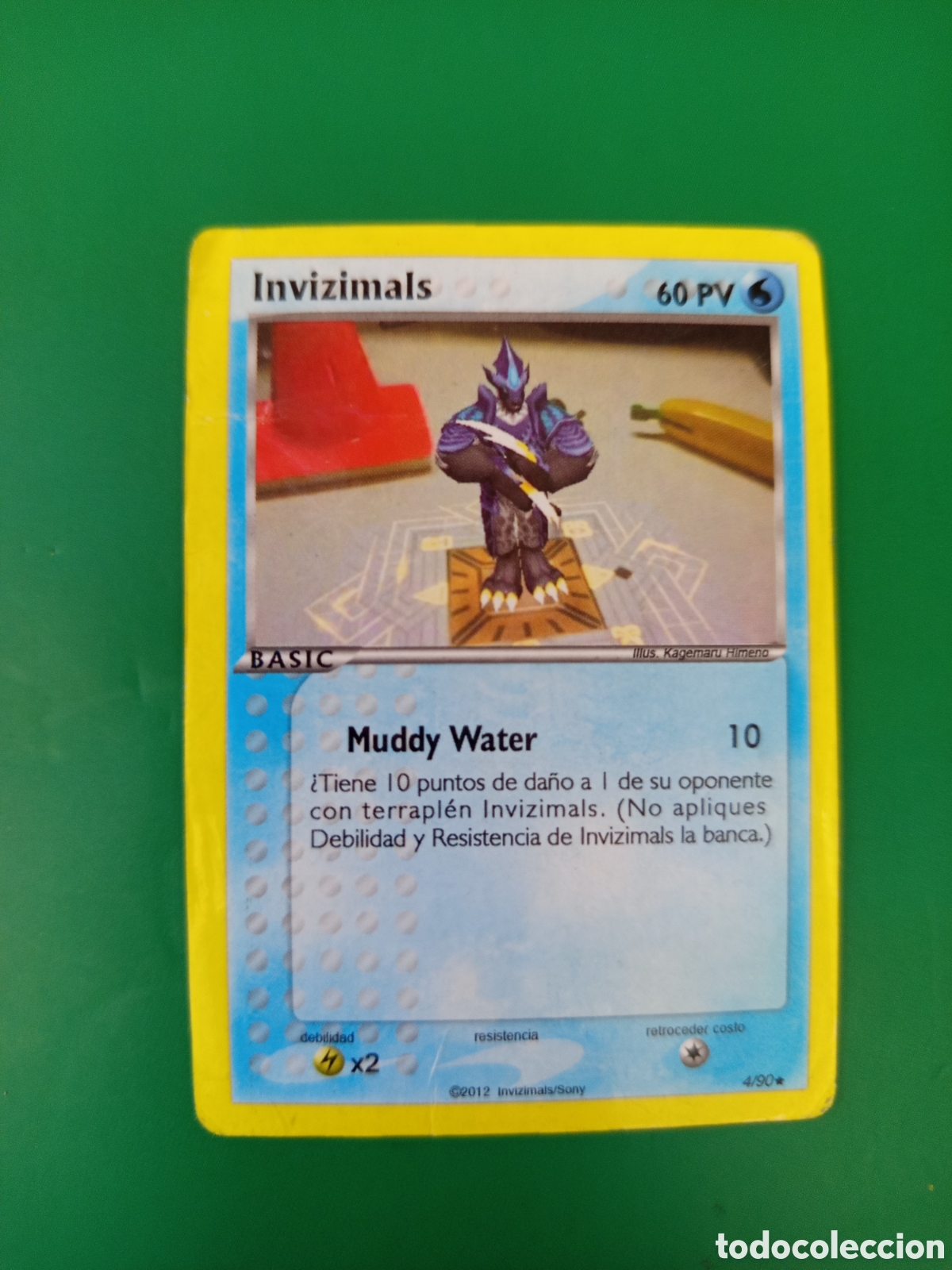Coleccionismo Cromos antiguos: ❇️ CARTA INVIZIMALS BASIC MUDDY WATER LAS TRIBUS PERDIDAS 4/90 2012 INVIZIMALS SONY ❇️