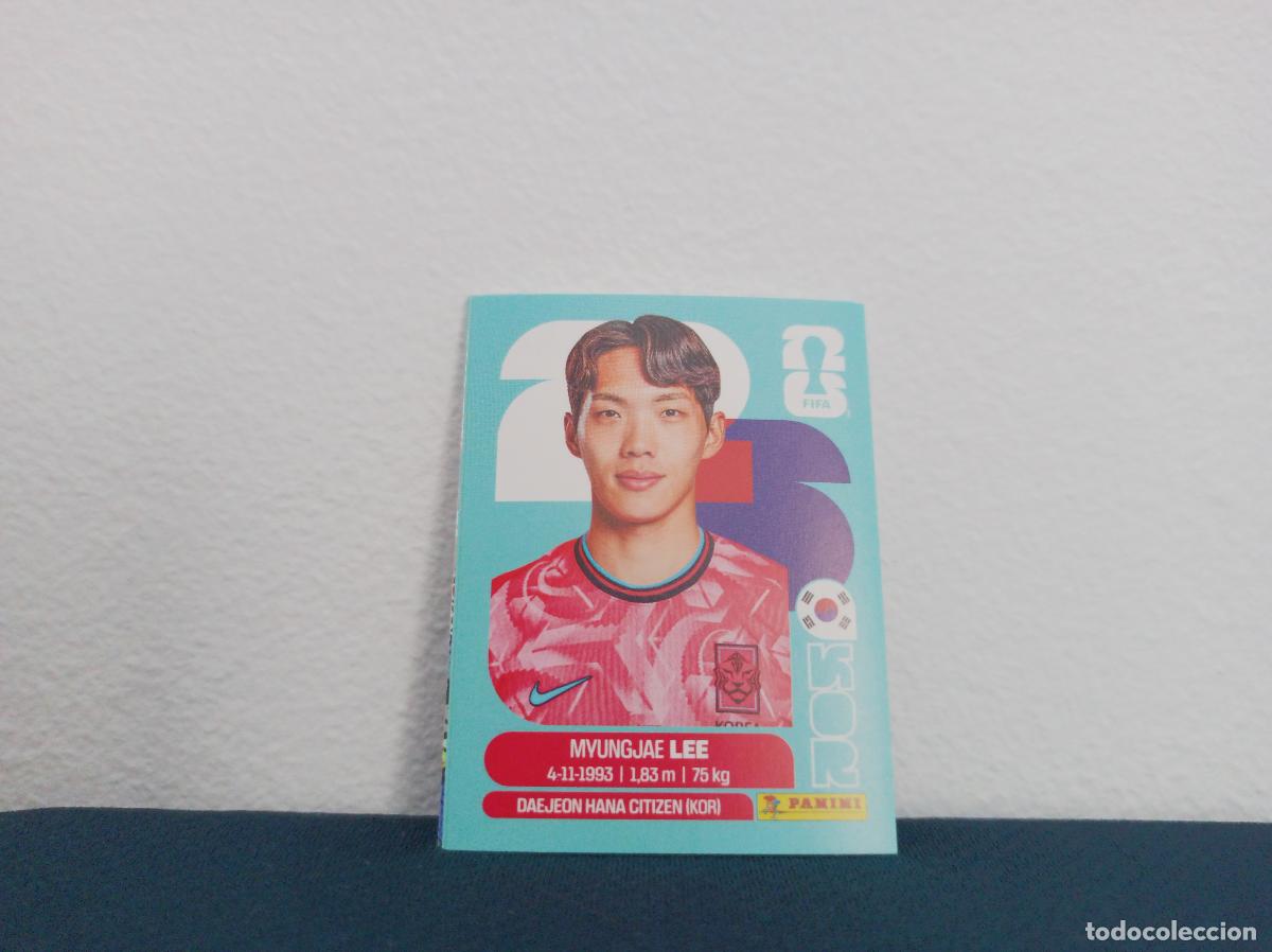 Collezionismo Figurine antiche: KOR 9 MYUNGJAE LEE BASE COREA DEL SUR CROMO MUNDIAL STICKERS 2026 26