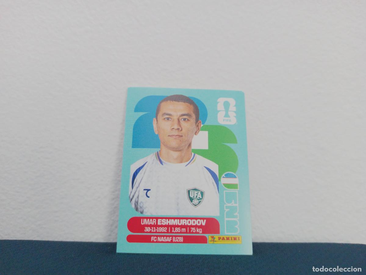 Collezionismo Figurine antiche: UZB 5 UMAR ESHMURODOV BASE UZBEKISTAN CROMO MUNDIAL STICKERS 2026 26