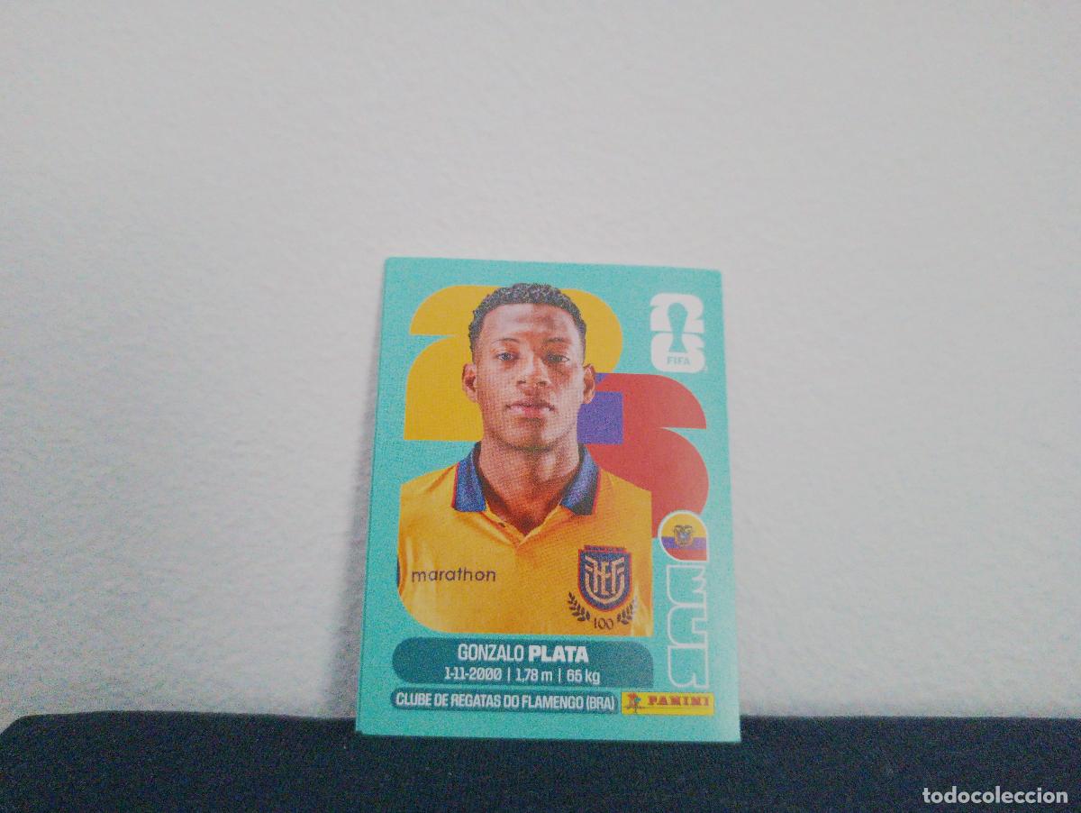 Sammeln alte Sammelbilder: ECU 16 GONZALO PLATA BASE ECUADOR CROMO MUNDIAL STICKERS 2026 26