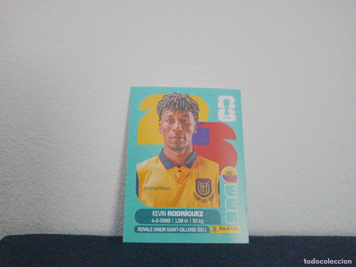 Sammeln alte Sammelbilder: ECU 19 KEVIN RODR&Iacute;GUEZ BASE ECUADOR CROMO MUNDIAL STICKERS 2026 26