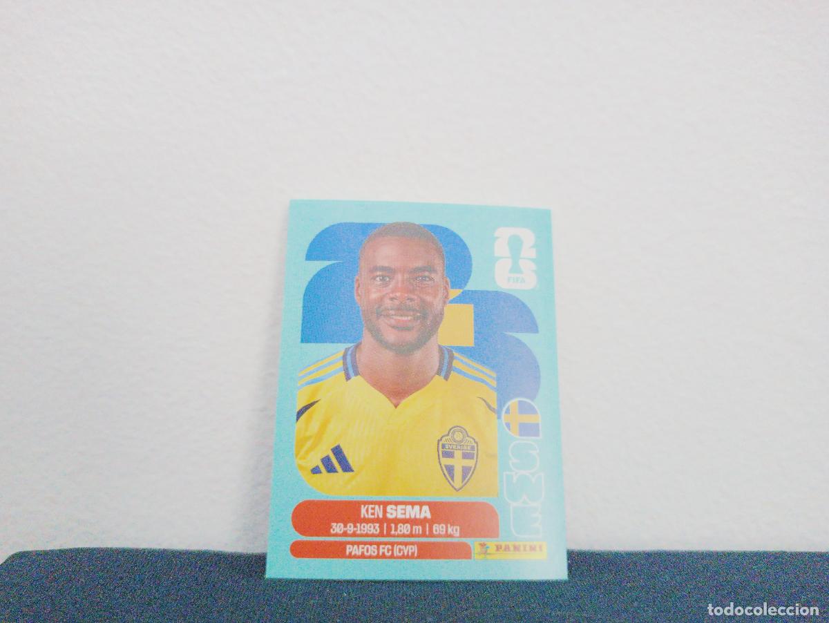 Sammeln alte Sammelbilder: SWE 15 KEN SEMA BASE SWEDEN CROMO MUNDIAL STICKERS 2026 26