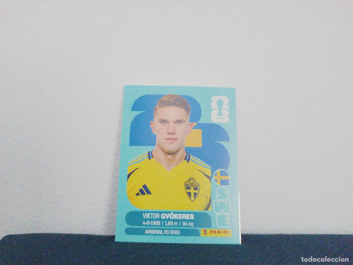 Sammeln alte Sammelbilder: SWE 20 VIKTOR GY&Ouml;KERES BASE SWEDEN CROMO MUNDIAL STICKERS 2026 26