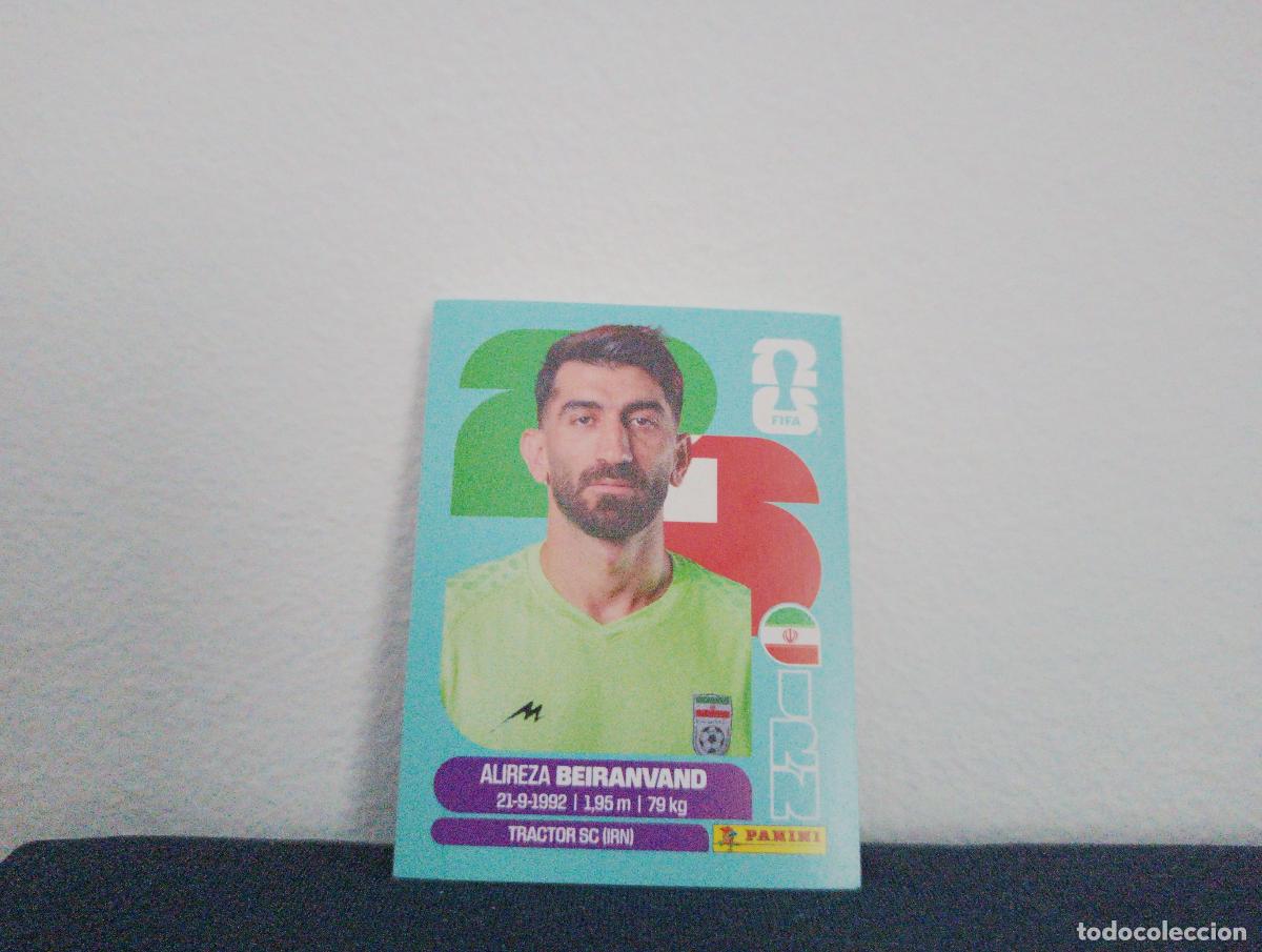 Sammeln alte Sammelbilder: IRN 2 ALIREZA BEIRANVAND BASE IRAN CROMO MUNDIAL STICKERS 2026 26