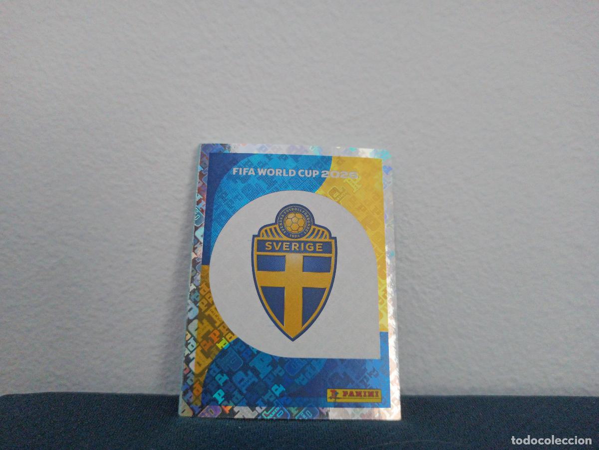 Sammeln alte Sammelbilder: SWE 1 ESCUDO BASE SWEDEN CROMO MUNDIAL STICKERS 2026 26