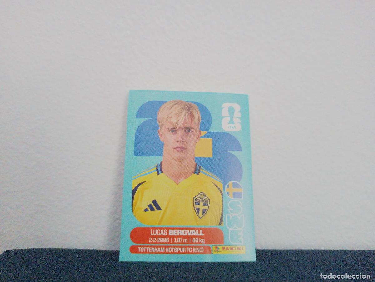 Sammeln alte Sammelbilder: SWE 8 LUCAS BERGVALL BASE SWEDEN CROMO MUNDIAL STICKERS 2026 26