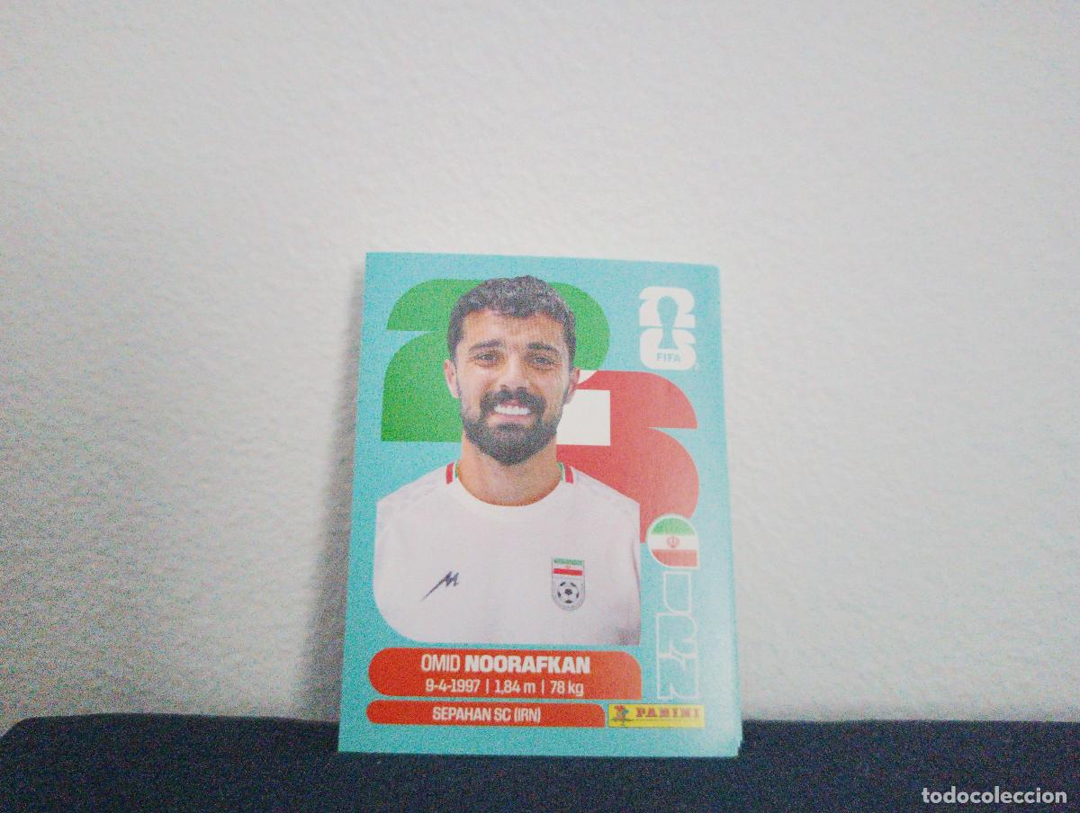 Sammeln alte Sammelbilder: IRN 14 OMID NOORAFKAN BASE IRAN CROMO MUNDIAL STICKERS 2026 26
