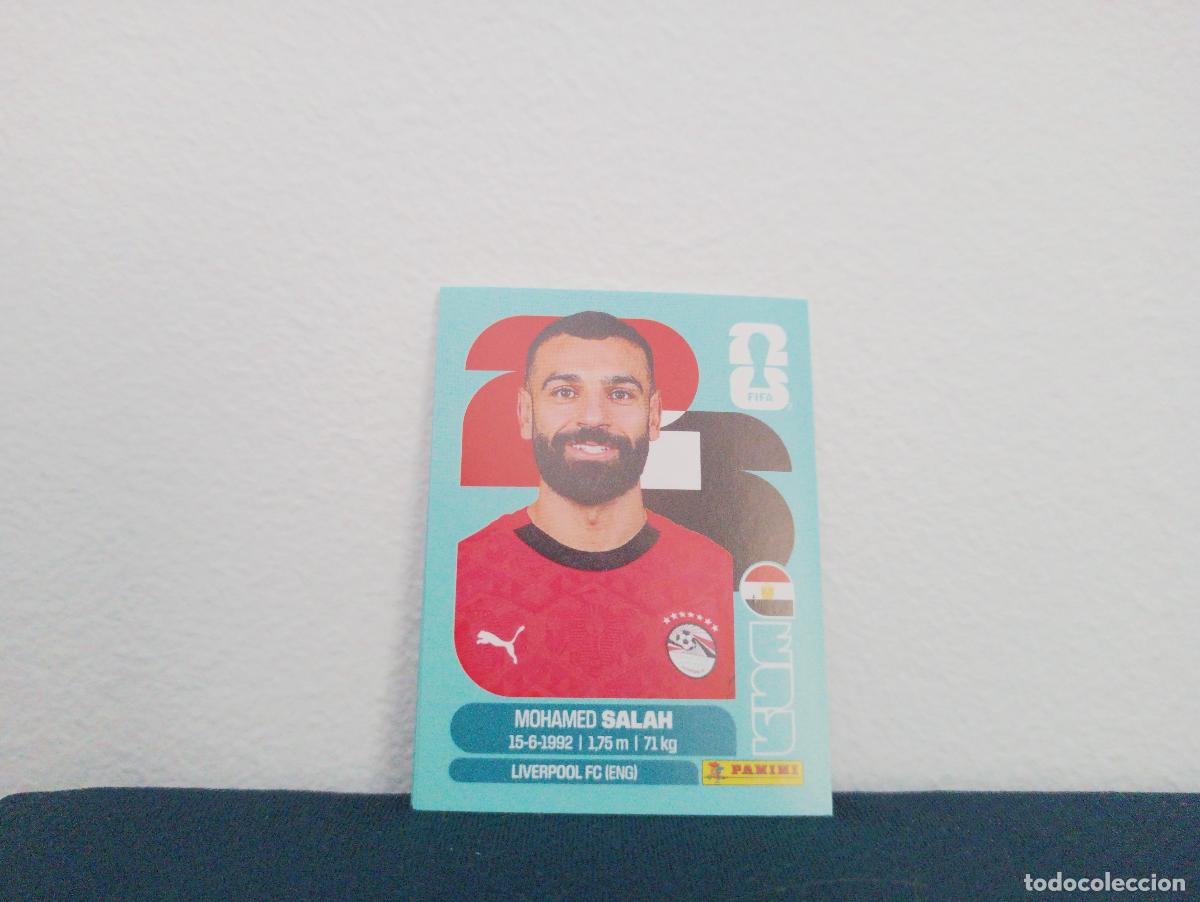 Sammeln alte Sammelbilder: EGY 17 MOHAMED SALAH BASE EGYPT CROMO MUNDIAL STICKERS 2026 26