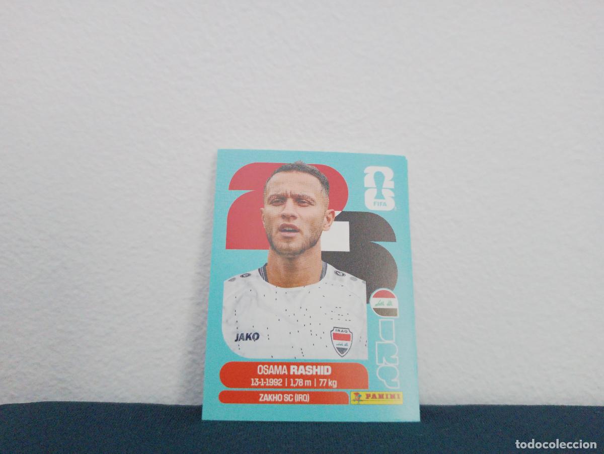 Colecionismo Cromos antigos: IRQ 17 OSAMA RASHID BASE IRAQ CROMO MUNDIAL STICKERS 2026 26