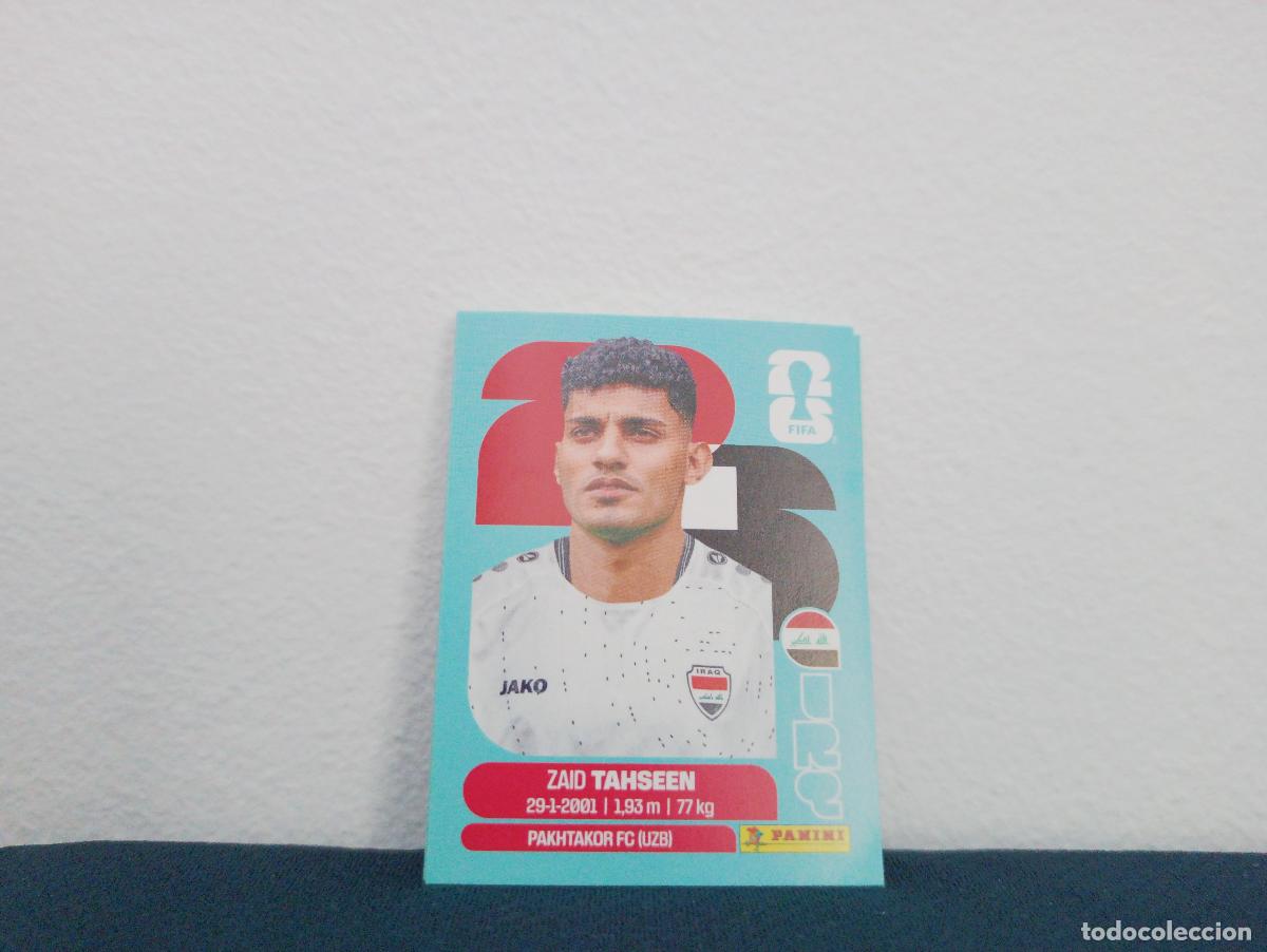 Colecionismo Cromos antigos: IRQ 7 ZAID TAHSEEN BASE IRAQ CROMO MUNDIAL STICKERS 2026 26