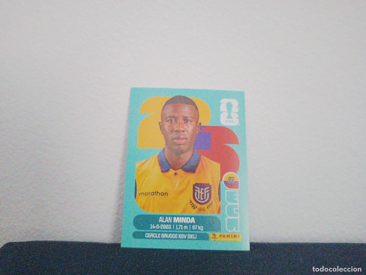 Colecionismo Cromos antigos: ECU 18 ALAN MINDA BASE ECUADOR CROMO MUNDIAL STICKERS 2026 26