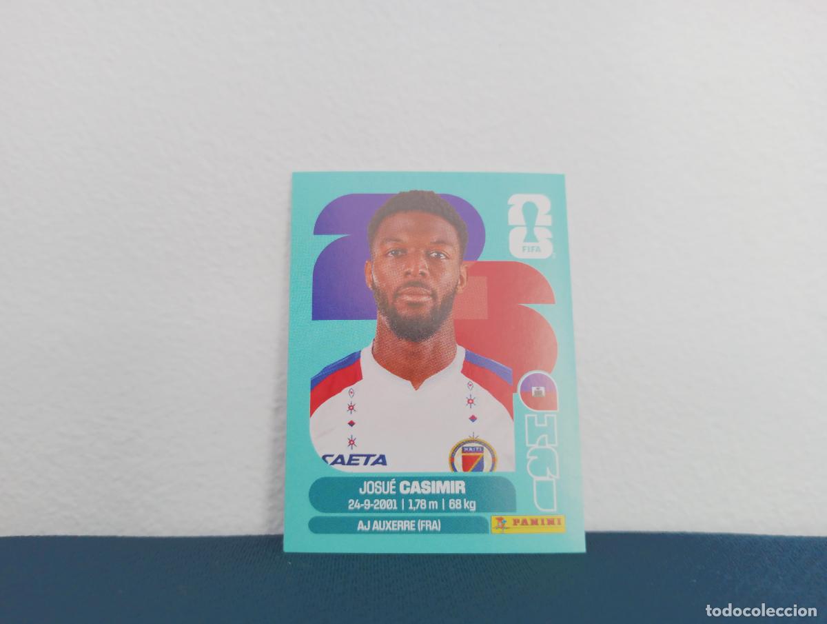 Colecionismo Cromos antigos: HAI 16 JOSU&Eacute; CASIMIR BASE HAITI CROMO MUNDIAL STICKERS 2026 26