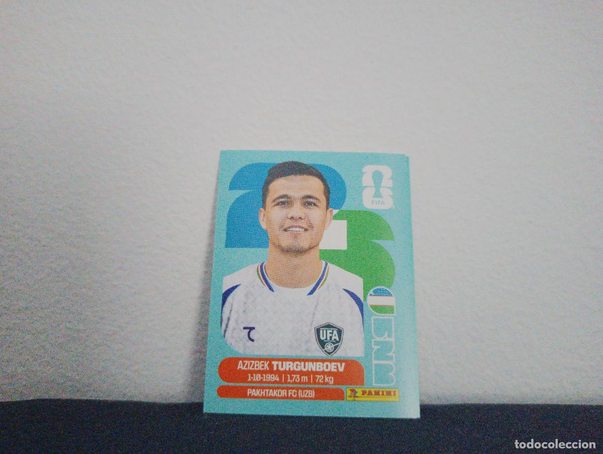 Sammeln alte Sammelbilder: UZB 14 AZIZBEK TURGUNBOEV BASE UZBEKISTAN CROMO MUNDIAL STICKERS 2026 26