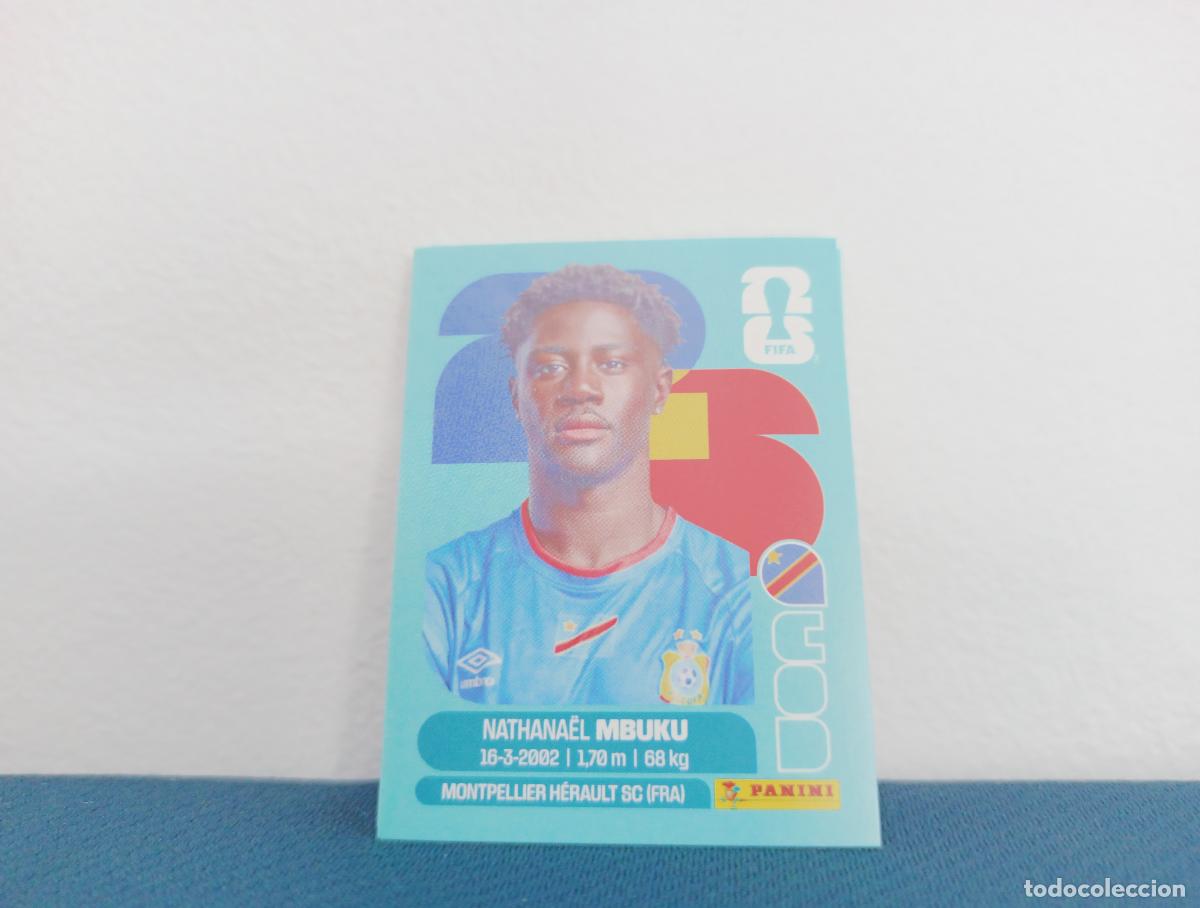 Sammeln alte Sammelbilder: COD 20 NATHANAEL MBUKU BASE CONGO DR CROMO MUNDIAL STICKERS 2026 26