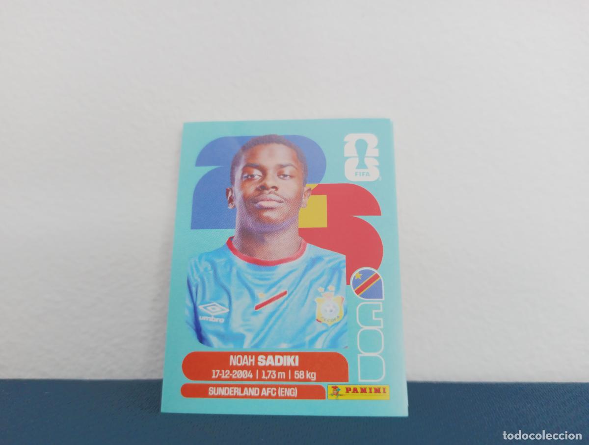 Collezionismo Figurine antiche: COD 12 NOAH SADIKI BASE CONGO DR CROMO MUNDIAL STICKERS 2026 26