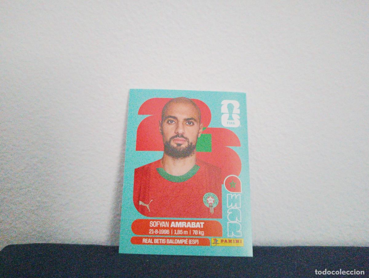 Collezionismo Figurine antiche: MAR 10 SOFYAN AMRABAT BASE MARRUECOS CROMO MUNDIAL STICKERS 2026 26