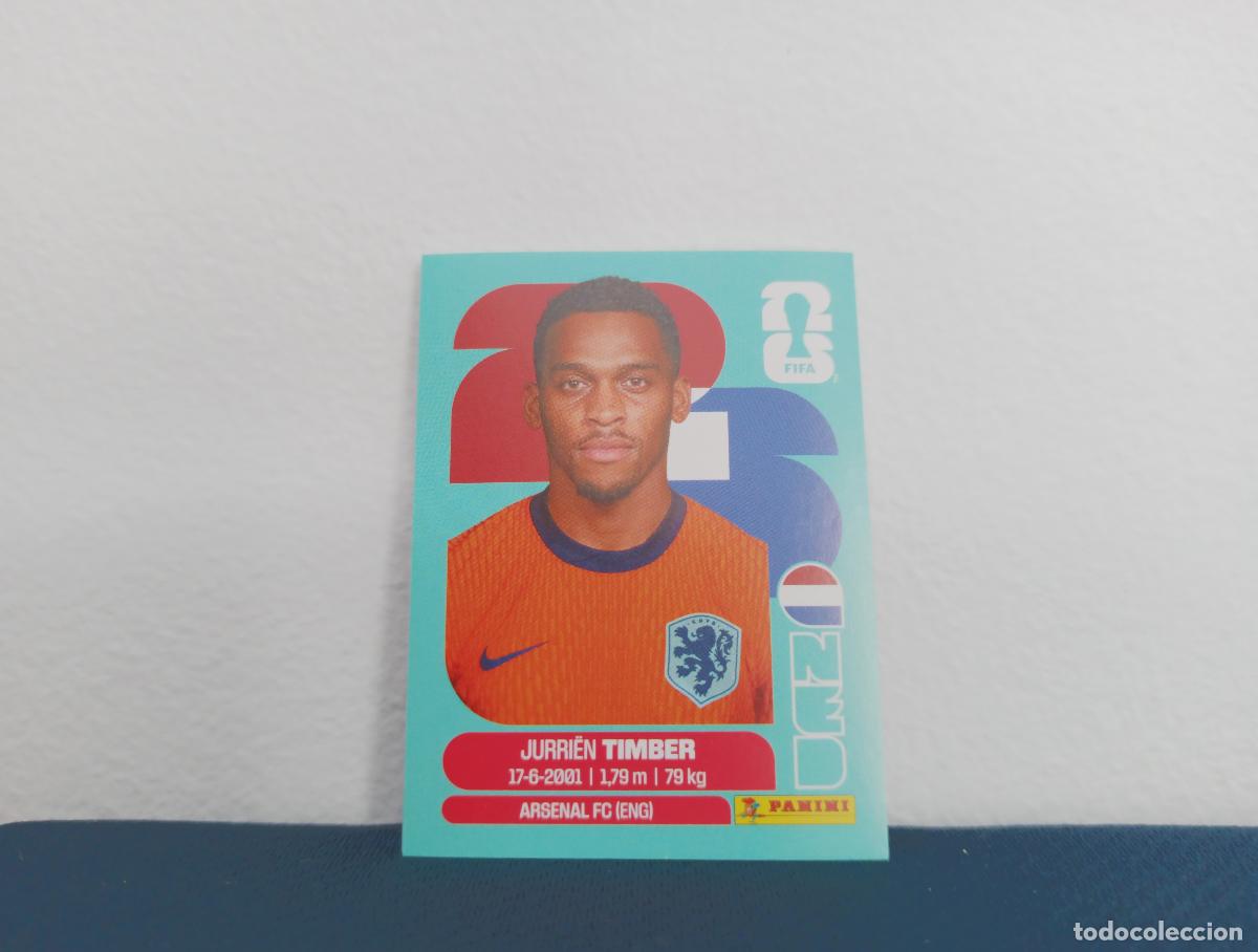 Collezionismo Figurine antiche: NED 5 JURRI&Euml;N TIMBER BASE NETHERLANDS CROMO MUNDIAL STICKERS 2026 26