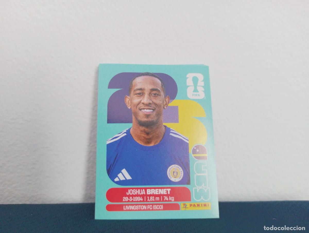 Collezionismo Figurine antiche: CUW 6 JOSHUA BRENET BASE CURACAO CROMO MUNDIAL STICKERS 2026 26