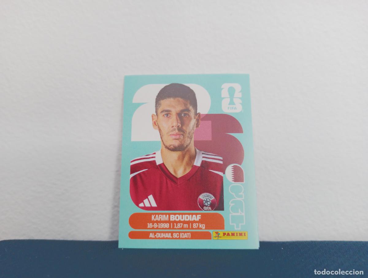 Collezionismo Figurine antiche: QAT 10 KARIM BOUDIAF BASE QATAR CROMO MUNDIAL STICKERS 2026 26