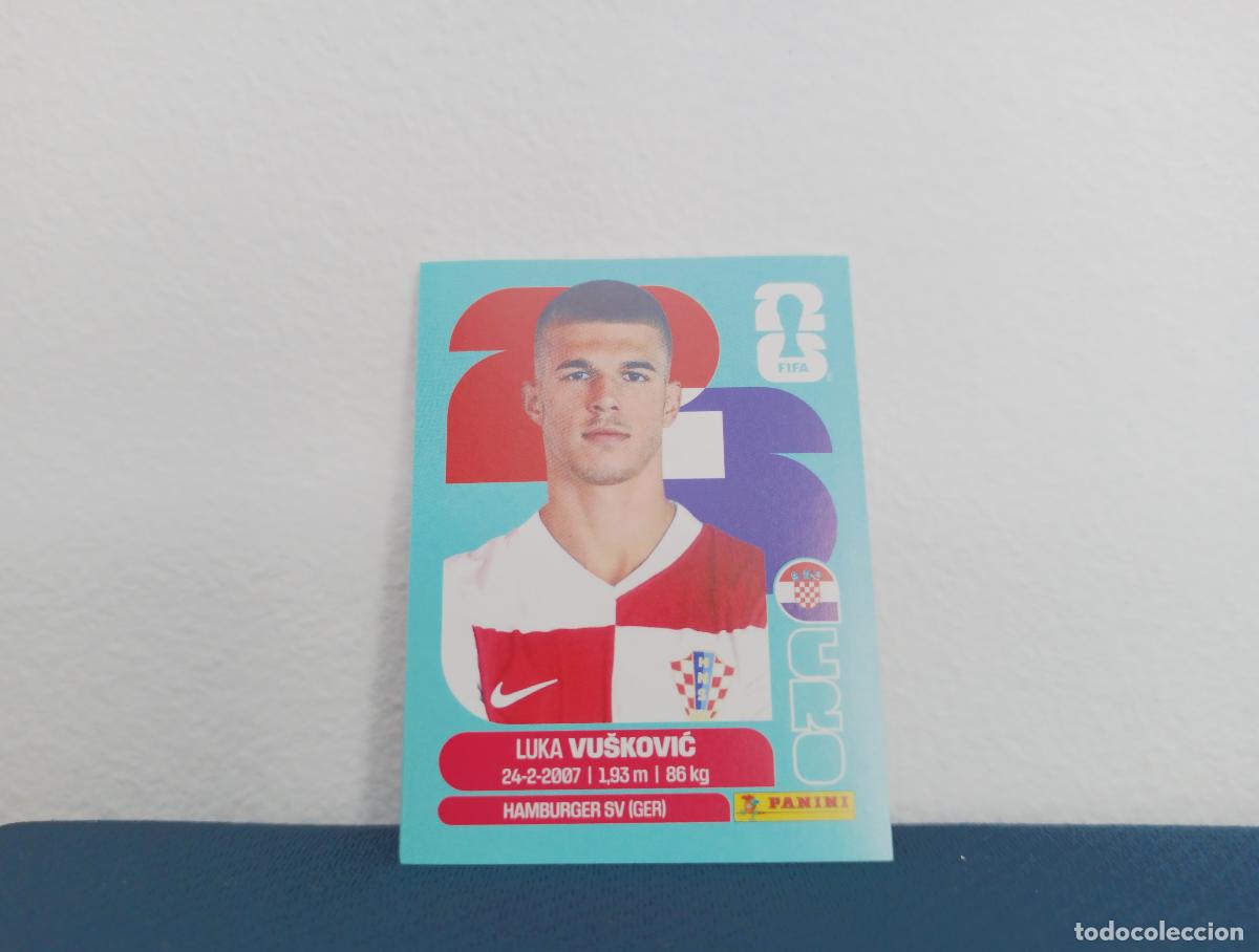 Collezionismo Figurine antiche: CRO 6 LUKA VUSKOVIC BASE CROATIA CROMO MUNDIAL STICKERS 2026 26