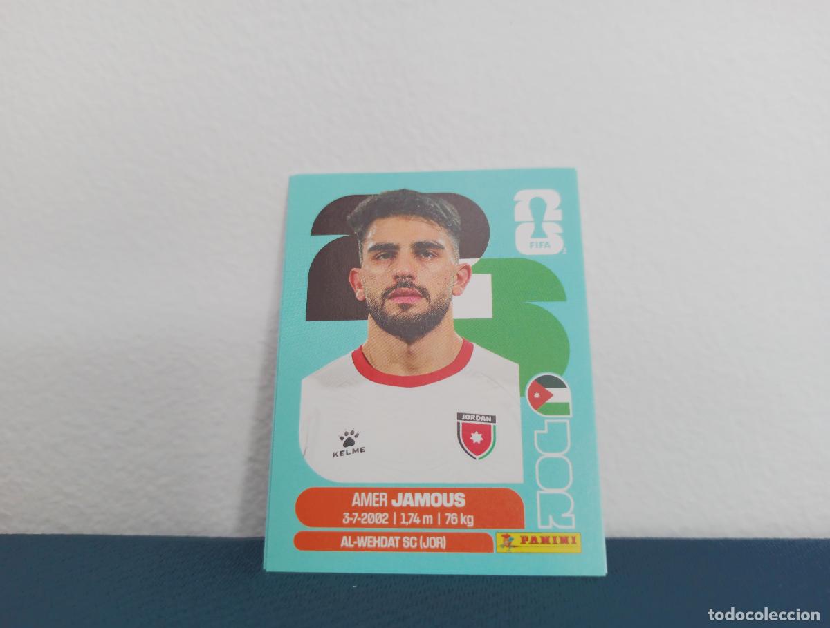 Collezionismo Figurine antiche: JOR 14 AMER JAMOUS BASE JORDANIA CROMO MUNDIAL STICKERS 2026 26
