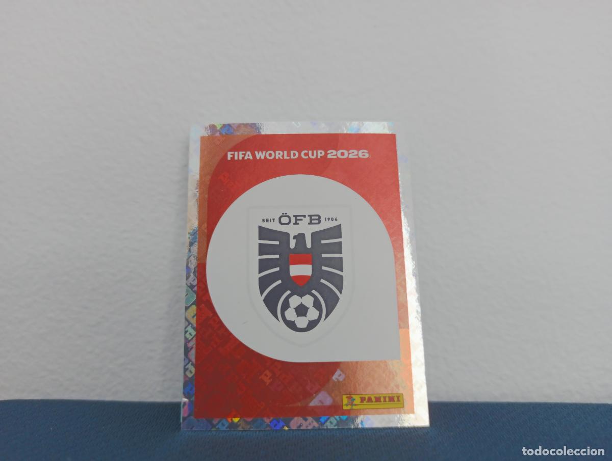 Colecionismo Cromos antigos: AUT 1 ESCUDO BASE AUSTRIA CROMO MUNDIAL STICKERS 2026 26