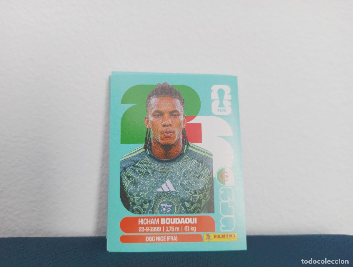 Colecionismo Cromos antigos: ALG 10 HICHAM BOUDAOUI BASE ALGERIA CROMO MUNDIAL STICKERS 2026 26