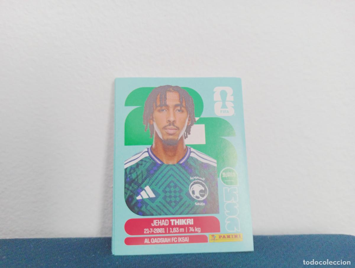 Colecionismo Cromos antigos: KSA 6 JEHAD THIKRI BASE SAUDI ARABIA CROMO MUNDIAL STICKERS 2026 26