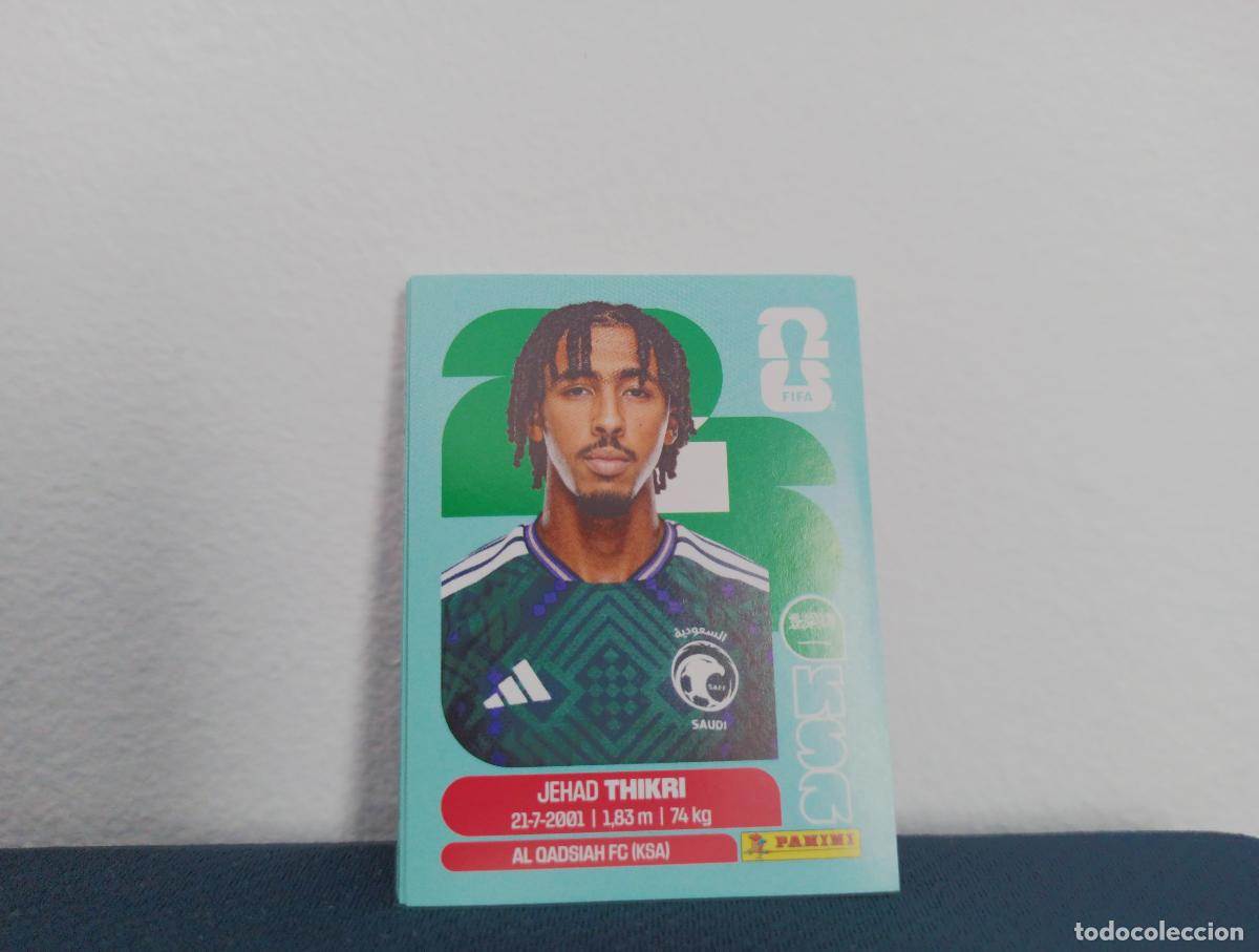 Colecionismo Cromos antigos: KSA 6 JEHAD THIKRI BASE SAUDI ARABIA CROMO MUNDIAL STICKERS 2026 26