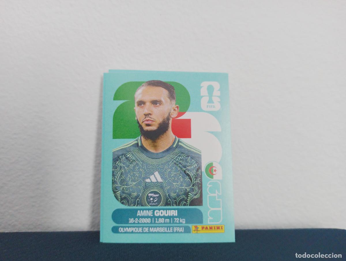 Colecionismo Cromos antigos: ALG 18 AMINE GOUIRI BASE ALGERIA CROMO MUNDIAL STICKERS 2026 26