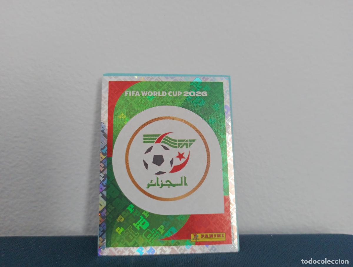 Colecionismo Cromos antigos: ALG 1 ESCUDO BASE ALGERIA CROMO MUNDIAL STICKERS 2026 26