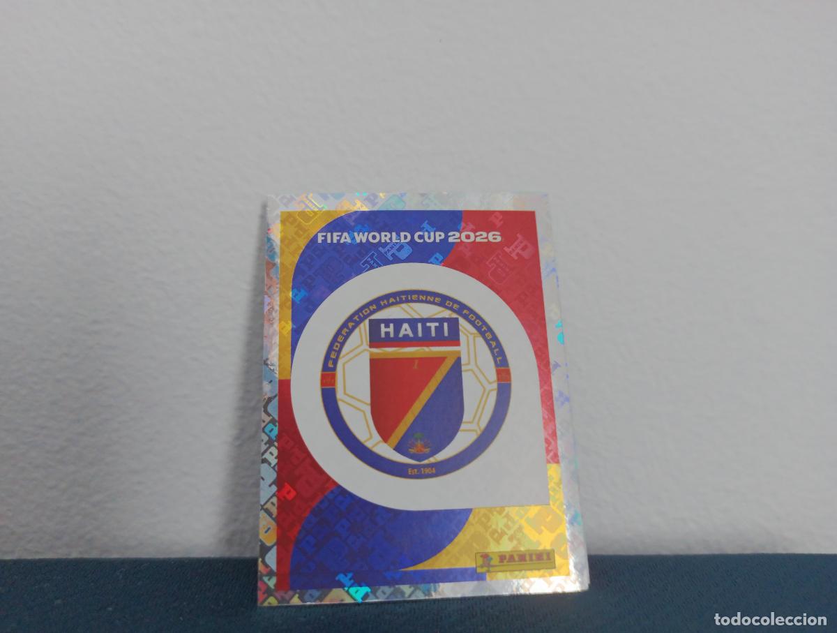 Coleccionismo Cromos antiguos: HAI 1 ESCUDO BASE HAITI CROMO MUNDIAL STICKERS 2026 26