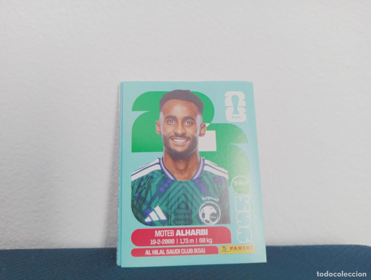 Coleccionismo Cromos antiguos: KSA 7 MOTEB ALHARBI BASE SAUDI ARABIA CROMO MUNDIAL STICKERS 2026 26