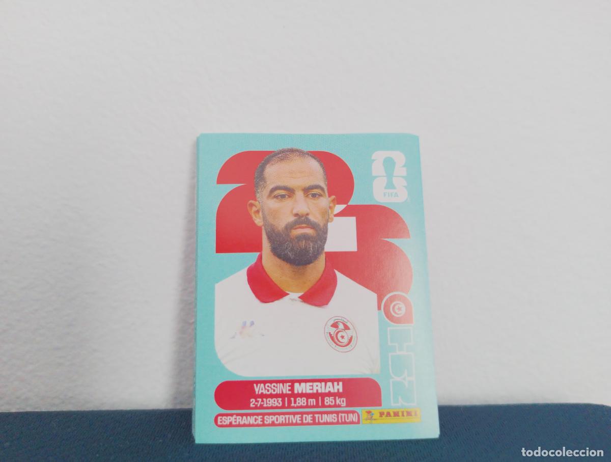 Coleccionismo Cromos antiguos: TUN 6 YASSINE MERIAH BASE TUNISIA CROMO MUNDIAL STICKERS 2026 26