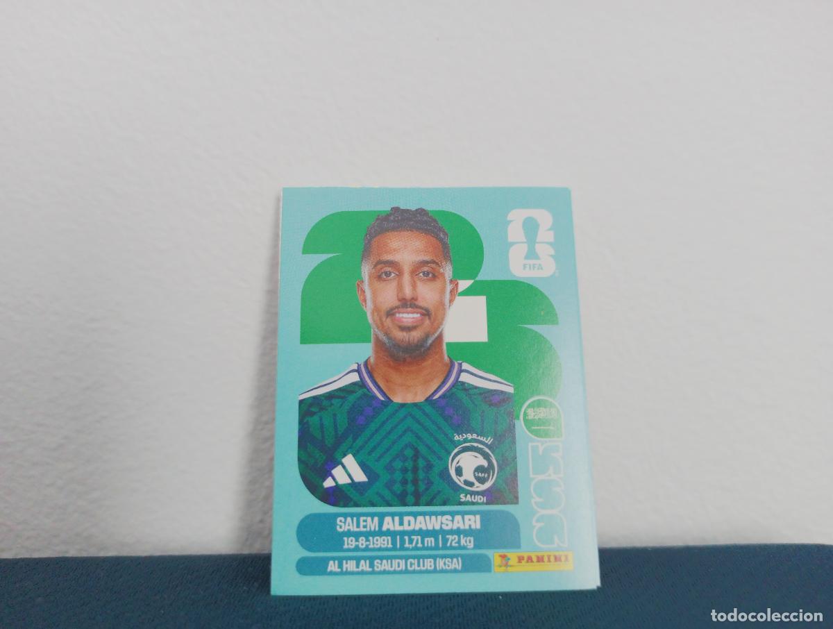 Coleccionismo Cromos antiguos: KSA 16 SALEM ALDAWSARI BASE SAUDI ARABIA CROMO MUNDIAL STICKERS 2026 26