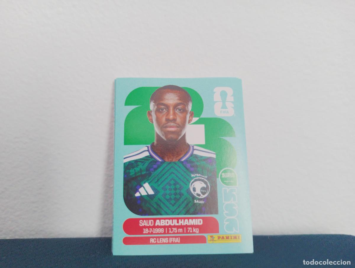 Coleccionismo Cromos antiguos: KSA 4 SAUD ABDULHAMID BASE SAUDI ARABIA CROMO MUNDIAL STICKERS 2026 26